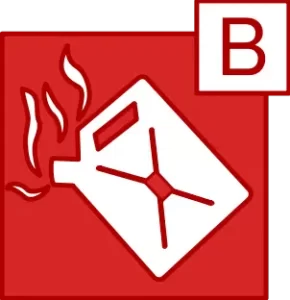 Extincteur a utiliser sur feu de classe B