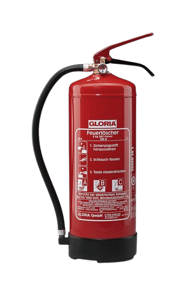 un extincteur sicli gloria 6kg poudre classe ABC