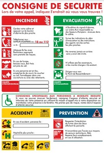 illustration consigne securite incendie obligatoire
